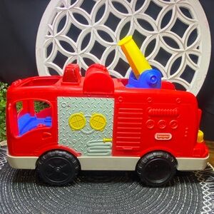 Fisher-Price Little People Helping Others Fire Truck Only - Lights And Sounds